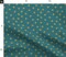 Lady Guadalupe Stars Teal Gold Catholic Custom Printed Fabric by Spoonflower Various Fabrics by the Yard or Fat Quarter